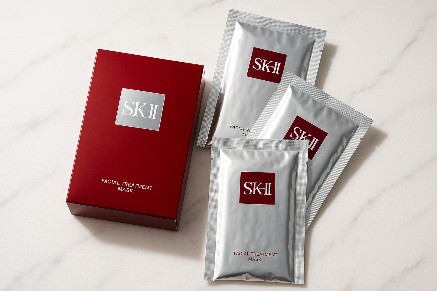 SK-II Facial Treatment Mask - 2 Box Set (White Outer Box with 2 Red Boxes Inside)