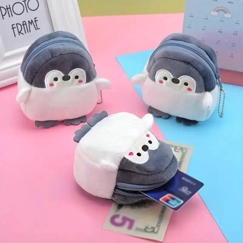 Cute Penguin Coin Purse and Lipstick Bag