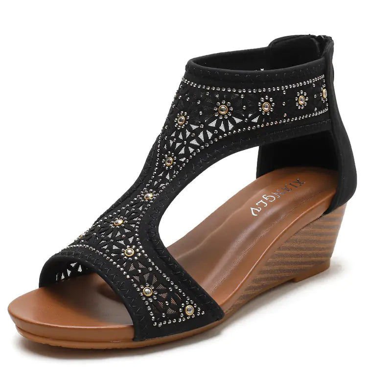 Bohemian Women's Summer Wedge Heel Sandals