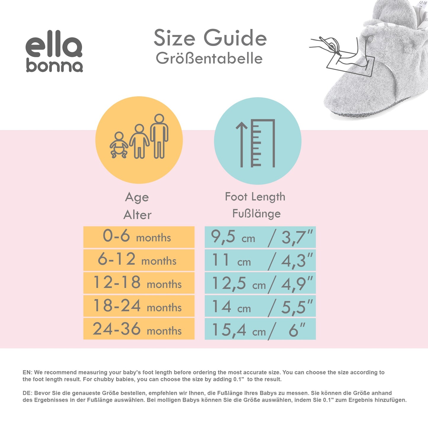 Muslin Stay On Baby Booties Cream