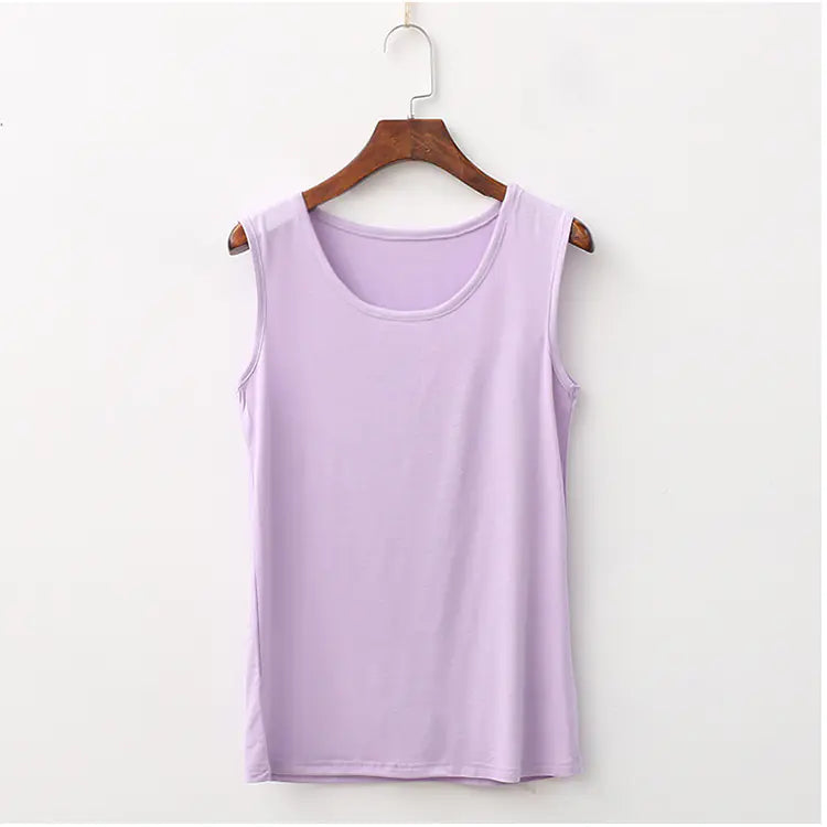 Plus Size Women's Sleeveless Modal Tank Top