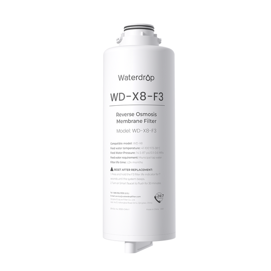 X8-F3 Filter for Waterdrop X8 Reverse Osmosis System | 800 GPD