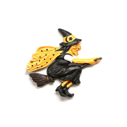 XL Vintage Halloween Witch Wall Decor