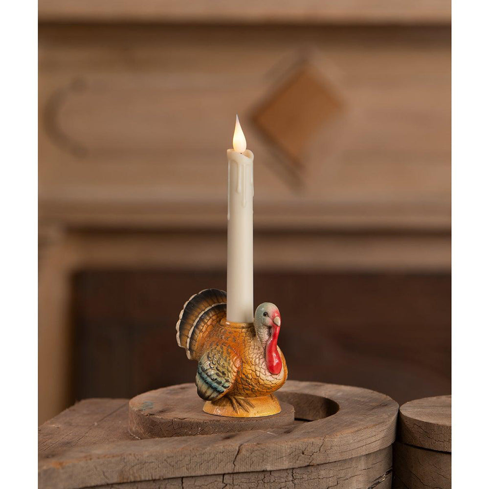 Vintage Turkey Candlestick by Bethany Lowe Designs