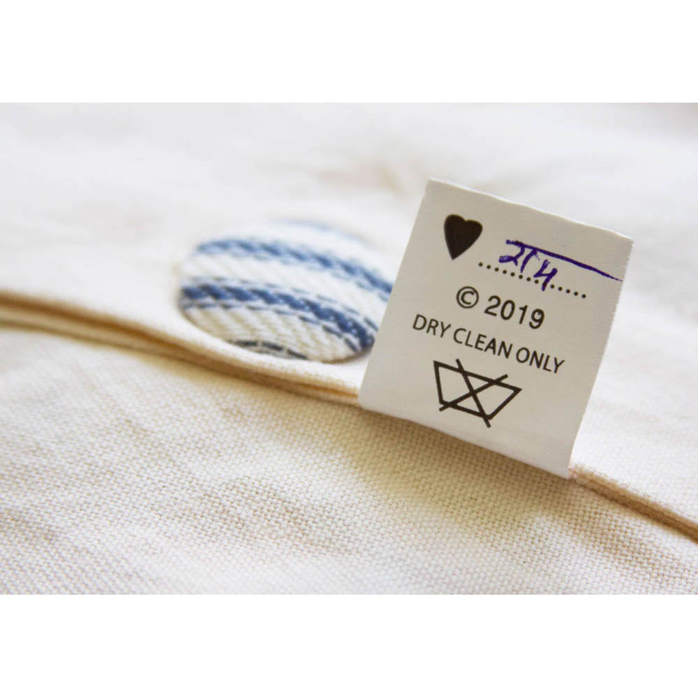 Virginia Beach Hand-Embroidered Pillow by CatStudio