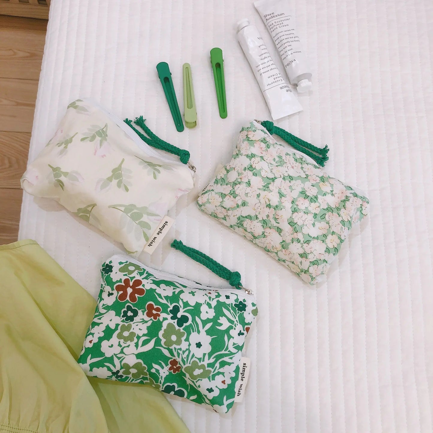 Women's Cosmetic Bag and Coin Purse Holder