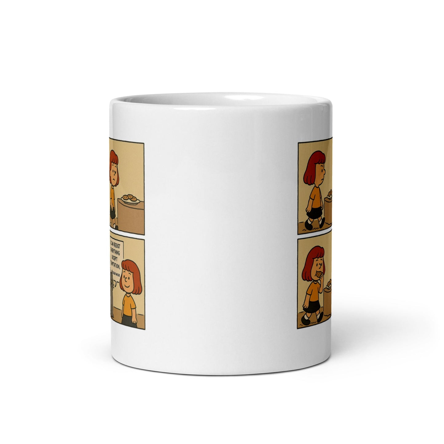 Resisting Temptation Novelty Mug