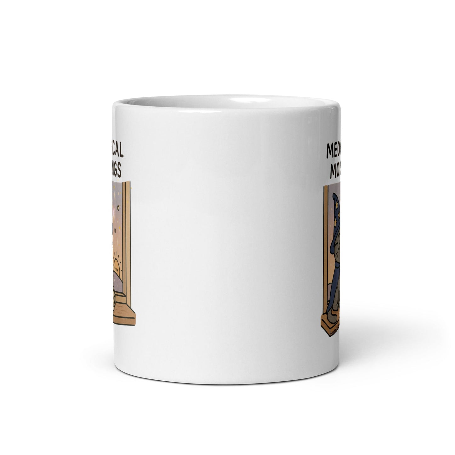 Meowgical Mornings Novelty Mug