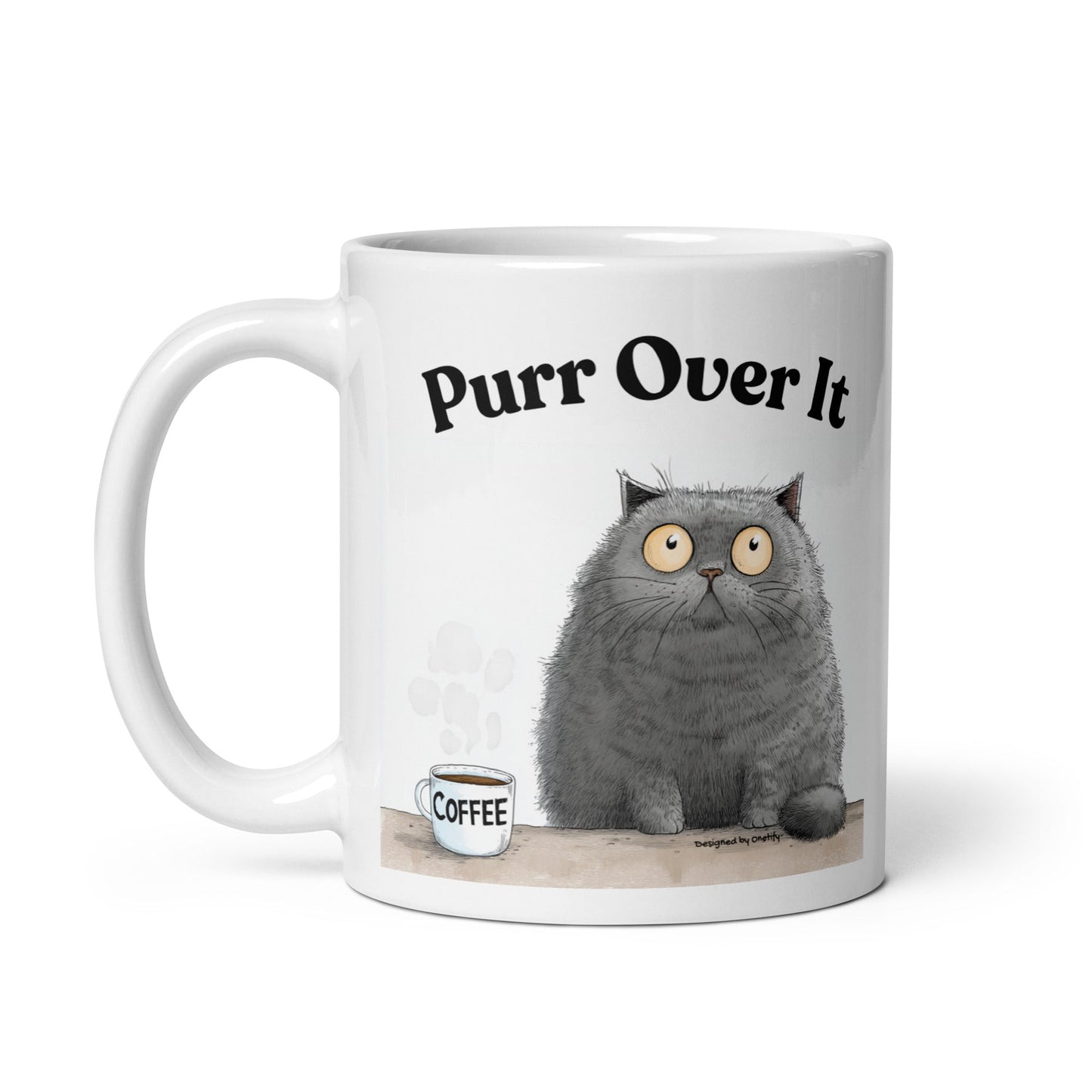 Purr Over It Novelty Mug 11 oz