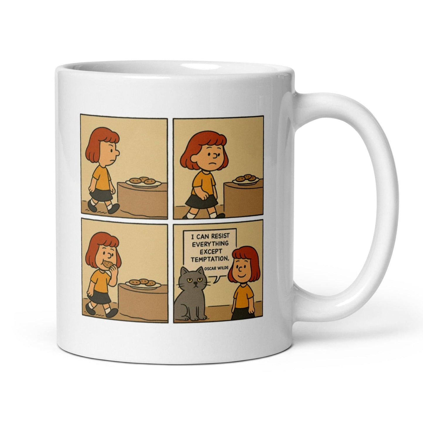 Resisting Temptation Novelty Mug