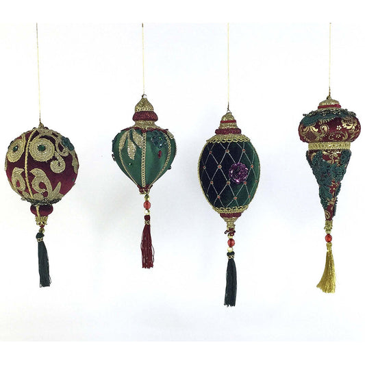 Winter Balsam and Berry Ornaments Assortment of 4 by Katherine's Collection