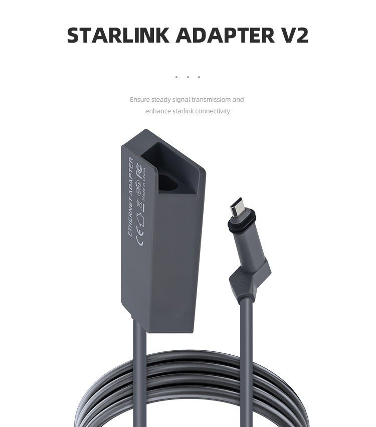 Wired Connection to RJ45 for Starlink Gen 2 Ethernet Adapter