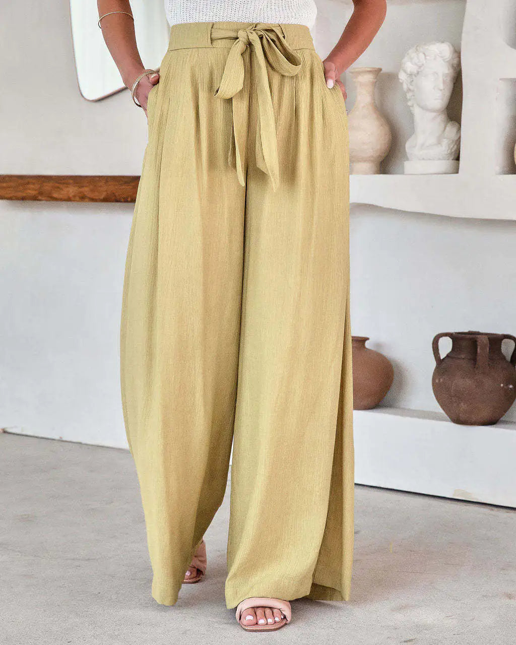Summer Women's Plus Size Wide-Leg Sleep Pants