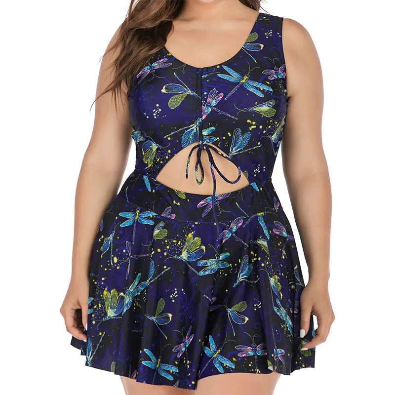 Plus Size Sexy Women's One Piece Bikini Swimwear