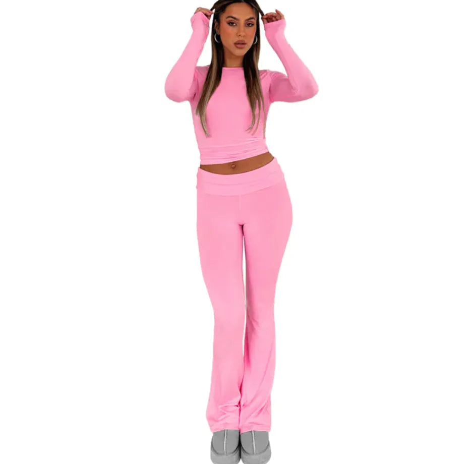 Women's High Waist Wide Leg Pants