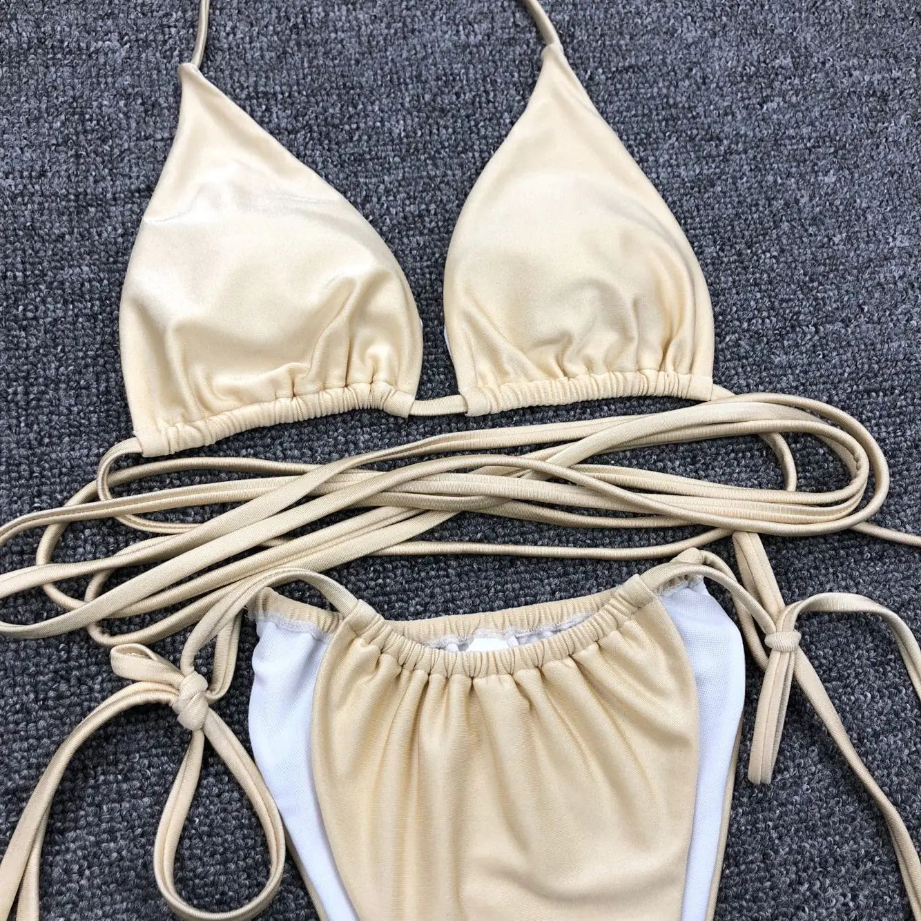 Minimalist Sexy Bikini Swimsuit Set